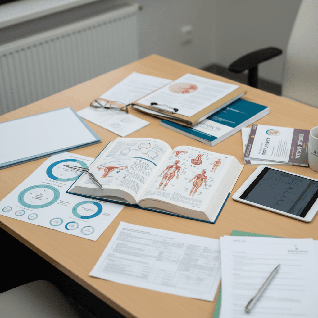 Fertility education materials and diagrams